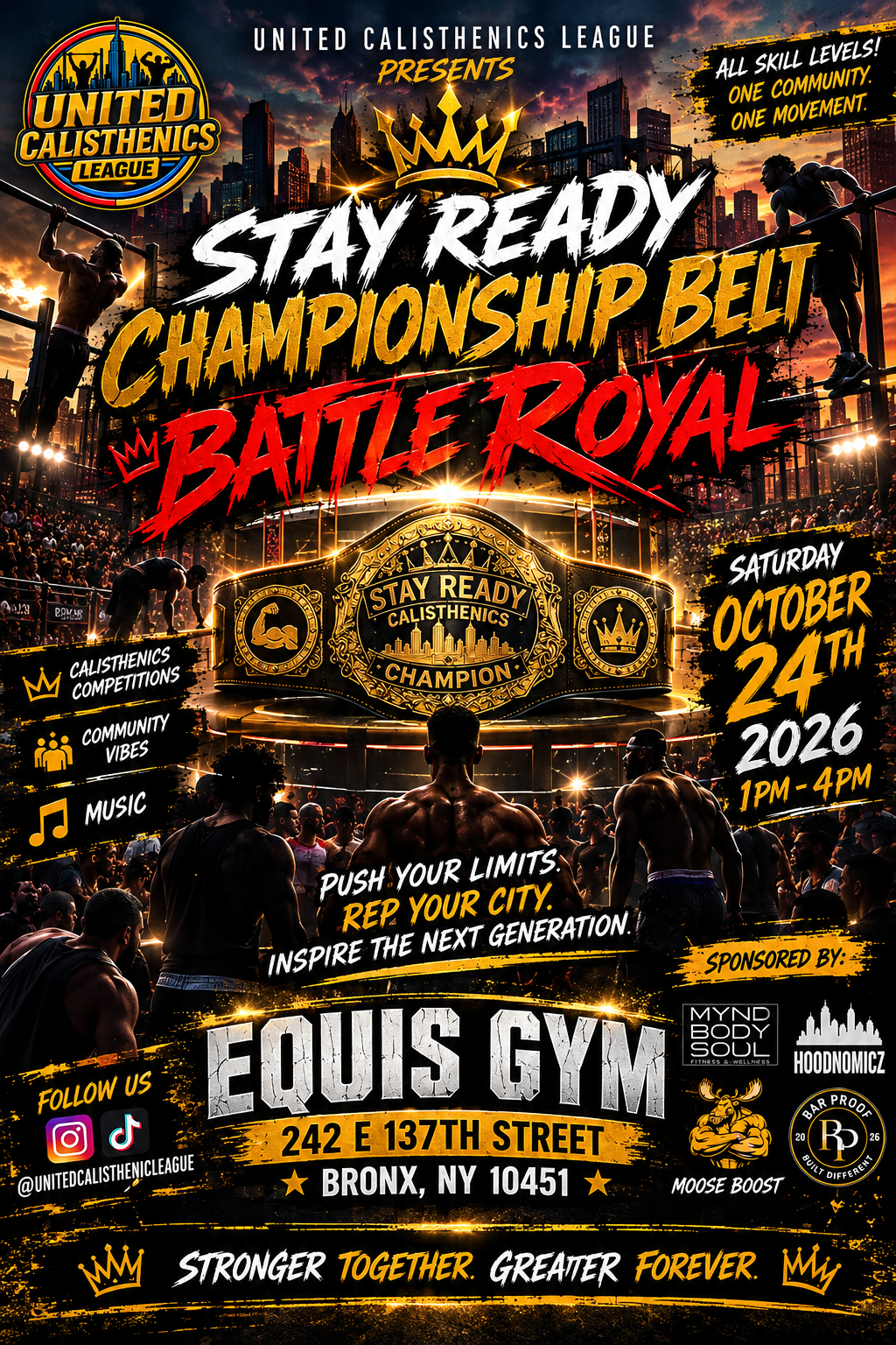 UCL: Stay Ready Championship Competition Oct 24