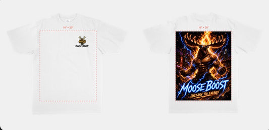 Moose Boost Unleash The Energy Heavyweight T-Shirt